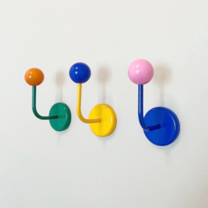 Magnetic Dot Hook Set - Colorful Metal Storage Magnets