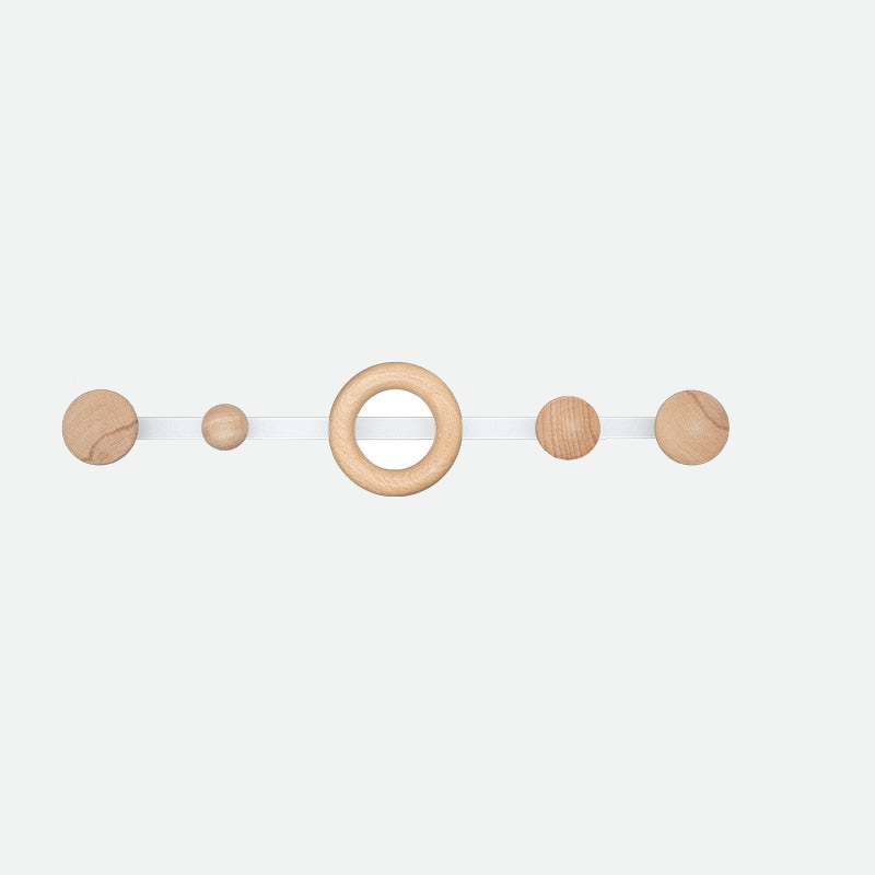 Pin Dot Wood Wall Hooks - Minimal Coat & Key Hangers - Image 10