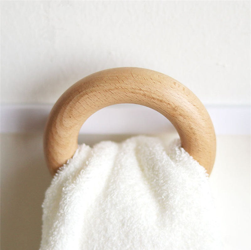 Pin Dot Wood Wall Hooks - Minimal Coat & Key Hangers - Image 6