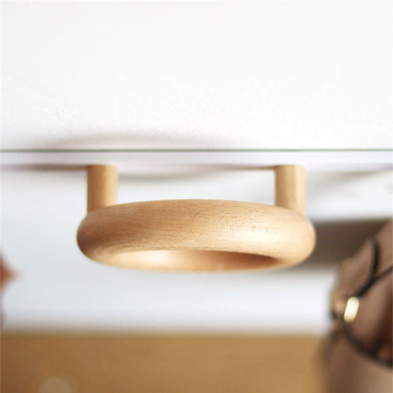 Pin Dot Wood Wall Hooks - Minimal Coat & Key Hangers - Image 9