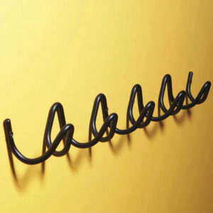 Scribble Wall Coat Rack - Playful Metal Entryway Organizer